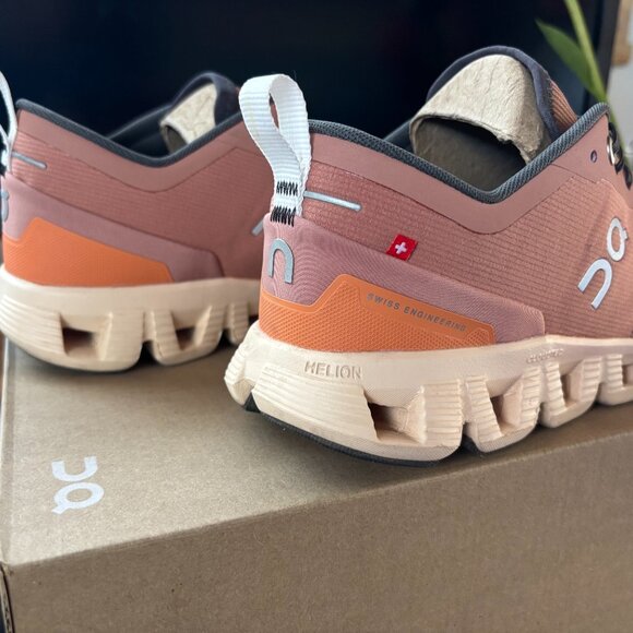 On Cloud X3 Shift Women's Running Shoes in Cork/Faun Size W10 - Picture 5 of 6